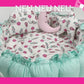 2in1 Babynest & Spielmatte Krabbeldecke Kokon Kuschelnest Nestchen (Lollipop)
