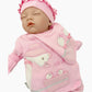 Mädchen Rosa Neugeborenen Set Baumwolle