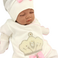 Baby Erstausstattung Mädchen Krone Baumwolle